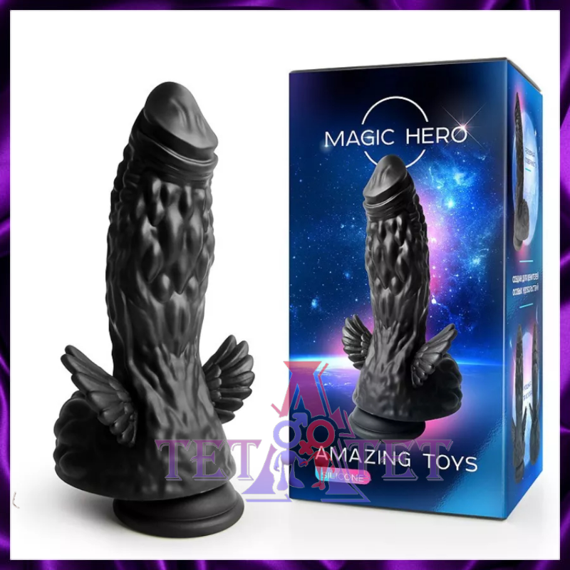 Фаллоимитатор Magic Hero с рельефной текстурой